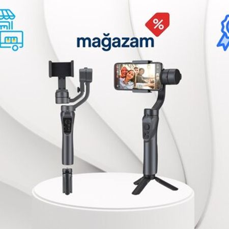 3-Axis Əl Gimbal Stabilizator – Telefonlar – ucuztap.az