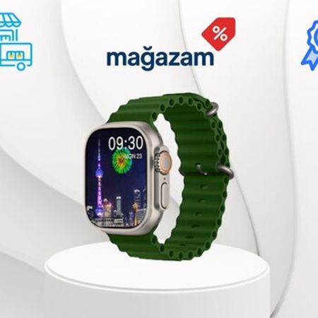 Smart saat "HK Ultra 2 Silver/Green"