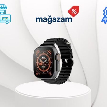 Smart saat "SP8 Ultra Max – Black"