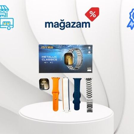 Smart saat Jsyes M99 Metallic Classic – Saatlar – ucuztap.az