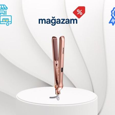 Saç qurutma, düzləşdirmə feni "Bomidi Hair HS1 Pink"