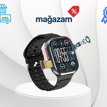 Smart saat Modio ST10 Dual Kamera 4G Black/Qara – Saatlar – ucuztap.az