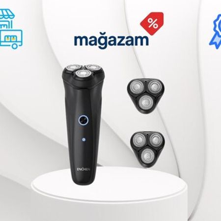 Təraş aparatı "Enchen Warrior Black"