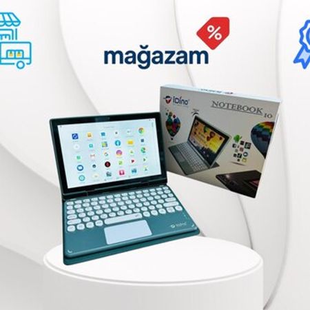Klaviaturalı planşet İdino Notebook 10 Blue – Planşet və elektron kitablar – ucuztap.az
