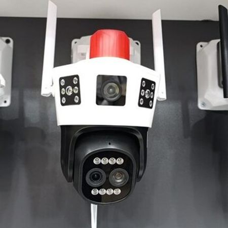 Simsiz Wifi ptz 2 kamera 360° 8mp/4K +64GB