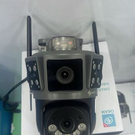 Wifi simsiz PTZ360° 2 kamera 8MP/4K +64GB