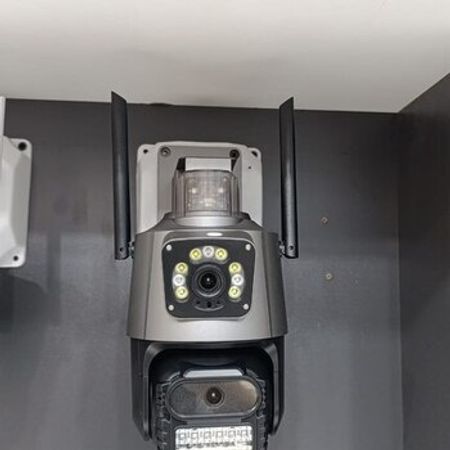 Simsiz 4G sim kartlı PTZ 2 kamera 360° 8mp/4K