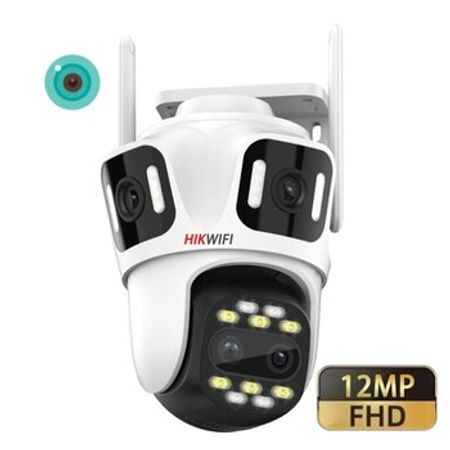 Simsiz Wifi ptz 3 kamera 360° 8mp/4K +64GB