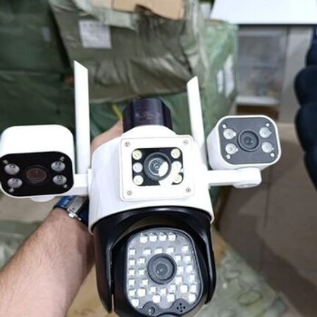 Simsiz Wifi ptz 4 kamera 360° 8mp/4K +64GB