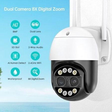 Simsiz Wifi ptz kamera 360° 3mp/2K +64gb