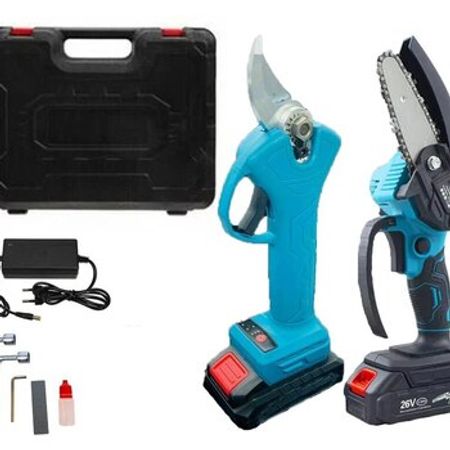 Bağ qayçısı və əl mişarı  dəst " Tmakota 26V "