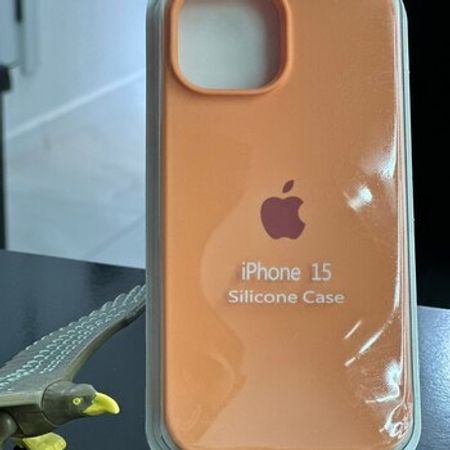 Apple iPhone üçün Silicon case Narıncı