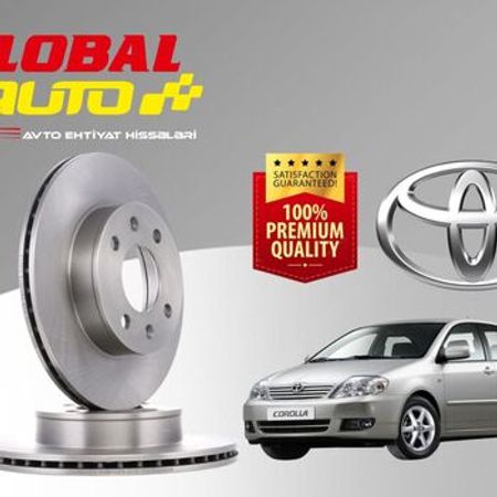 Toyota Corolla 2002-2007 əyləc diski