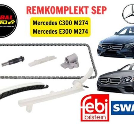 "Mercedes C300, E300 OM274" zəncir dəsti