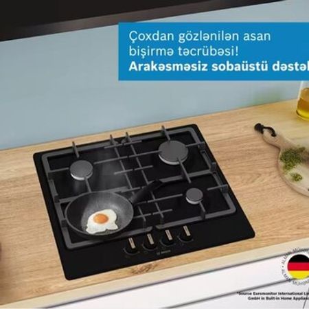 "Bosch PGP6B3B92R" bişirmə paneli