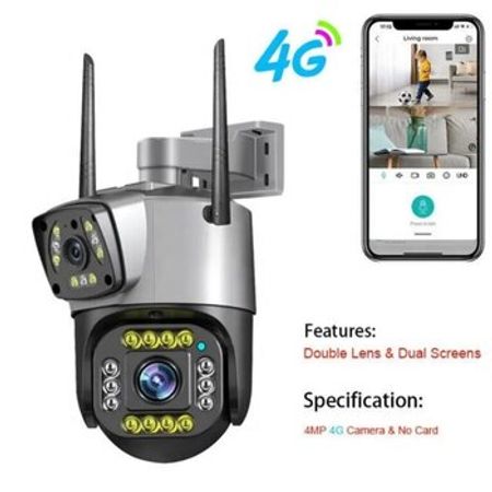 4G sim kartlı FHD kamera 12MP/4K+64GB – Təhlükəsizlik avadanlığı – ucuztap.az