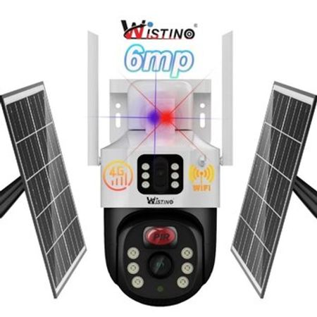 4G Sim kartlı Solar 360° FHD kamera 12MP/4K+64GB