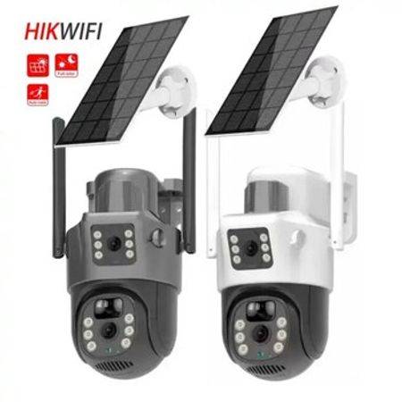 4G Sim kartlı Solar 360° FHD kamera 12MP/4K+64GB