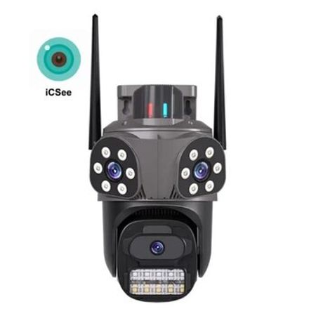 Wi-Fi PTZ kamera 360°FHD 12MP/4K+64GB