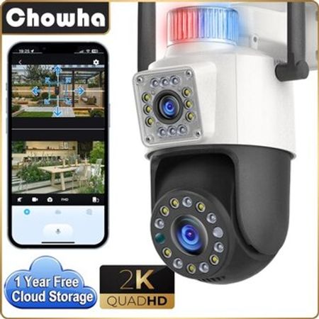 Wi-Fi PTZ kamera 360°FHD 12MP/4K+64GB