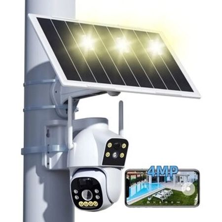 4G Sim kartlı Solar 360° FHD kamera 12MP/4K+64GB