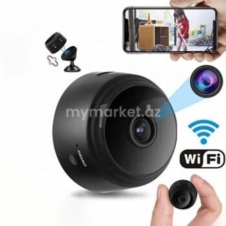 WiFi batareyalı mini kamera 1.2gün enerji+32GB