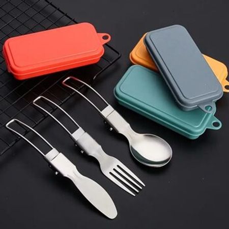 Piknik qaşıq, çəngəl və bıçaq dəsti – Ovçuluq və balıqçılıq – ucuztap.az