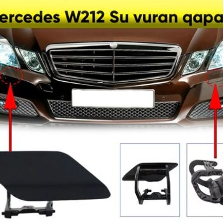 "Mercedes W212" su vuran qapaq