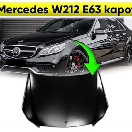 "Mercedes W212 E63" kapotu