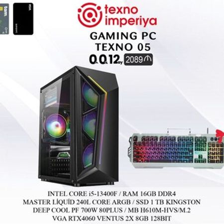 Gaming PC TEXNO 05 – Masaüstü kompüterlər – ucuztap.az