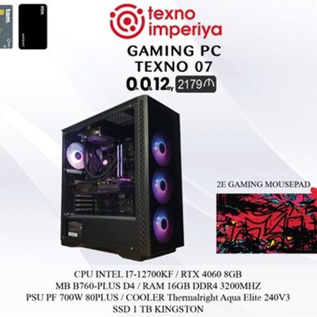 Gaming PС TEXNO 07 – Masaüstü kompüterlər – ucuztap.az