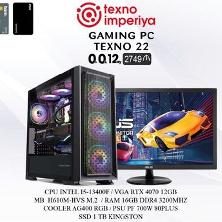 Gaming PС TEXNO 22 – Masaüstü kompüterlər – ucuztap.az