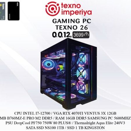 Gaming PС TEXNO 26 – Masaüstü kompüterlər – ucuztap.az