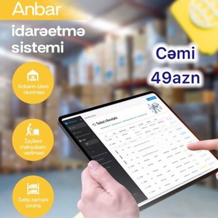 Anbar idarə etmə sistemi – Biznes üçün avadanlıq – ucuztap.az