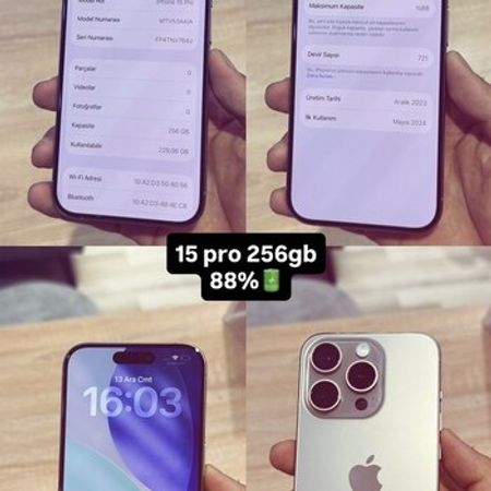 Apple iPhone 15 Pro Natural Titanium 256GB/8GB