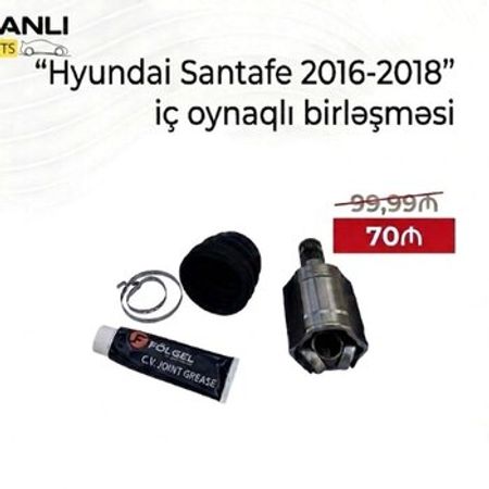Hyundai Santafe 2016-2018 iç oynaqlı birləşməsi