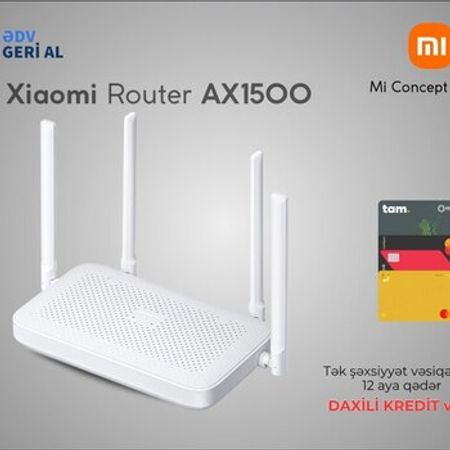 Router Mi AX1500 – Şəbəkə avadanlıqları – ucuztap.az