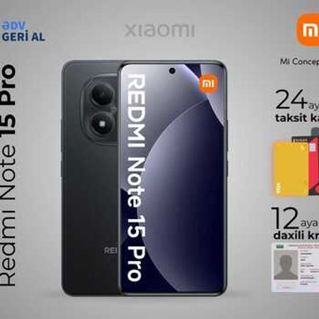 Xiaomi Redmi Note 15 Pro Black 256GB/8GB – Telefonlar – ucuztap.az