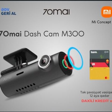 Videoqeydiyyatçı "70mai dash cam M300"