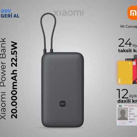 Power bank "Xiaomi 20000mah Integrated"