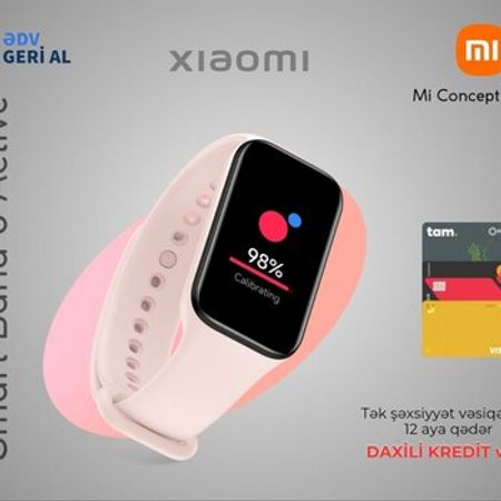 Xiaomi Smart Band 8 Active – Saatlar – ucuztap.az
