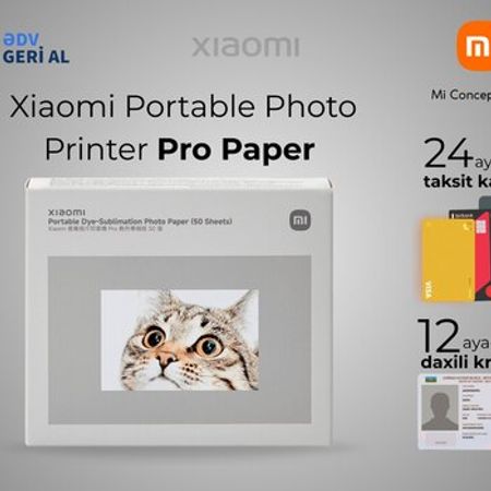 Printer kağızı 50ədəd Xiaomi Photo Printer Paper – Ofis avadanlığı və istehlak – ucuztap.az