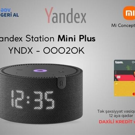 Dinamik "Yandex Station Mini Plus Black YNDX00020K"