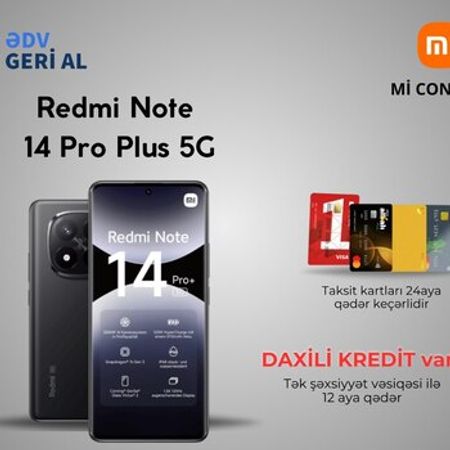 Xiaomi Redmi Note 14 Pro+ 5G Midnight Black 256GB/8GB