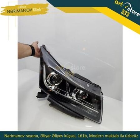 "Chevrolet Cruze" iki lupa farası