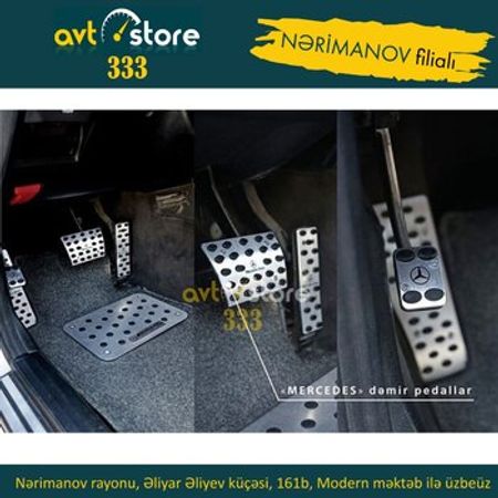 Dəmir pedal üzlüklər