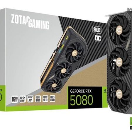 ZOTAC RTX 5080 Solid OC | 16GB GDDR7 | 256-bit