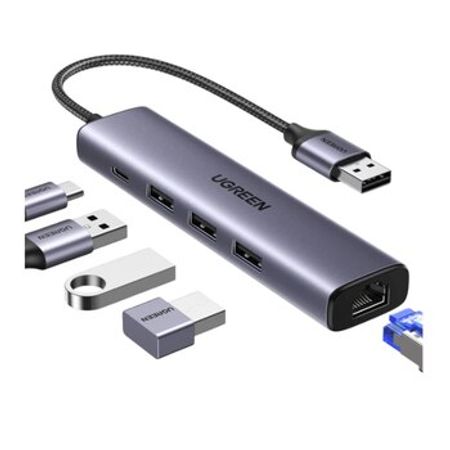 USB HUB "Ugreen 5-in1Type-C çevirici CM475"