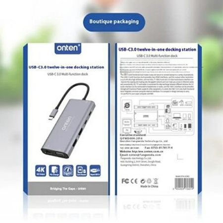 USB HUB Onten UC601 12-in1