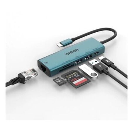 USB HUB Onten UC122 6-in1